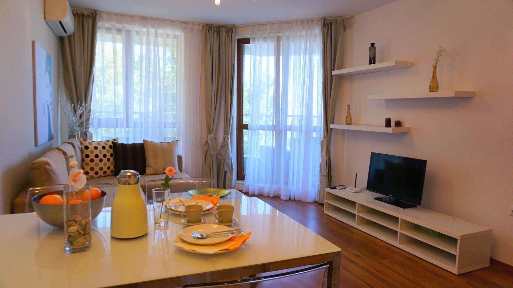 Апартаменти Бяла Клиф На Плажа - Apartments Byala Cliff First Line エクステリア 写真