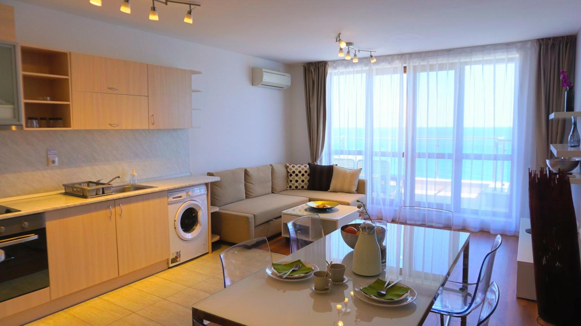 Апартаменти Бяла Клиф На Плажа - Apartments Byala Cliff First Line エクステリア 写真